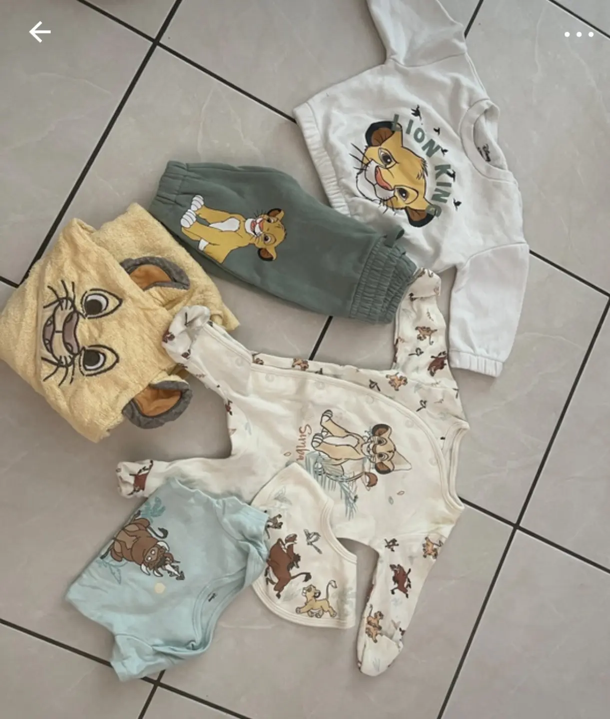 Lion king baby pakket