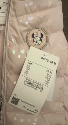 Minnie mouse body warmer